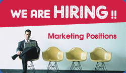 We are Hiring - Marketing Positions